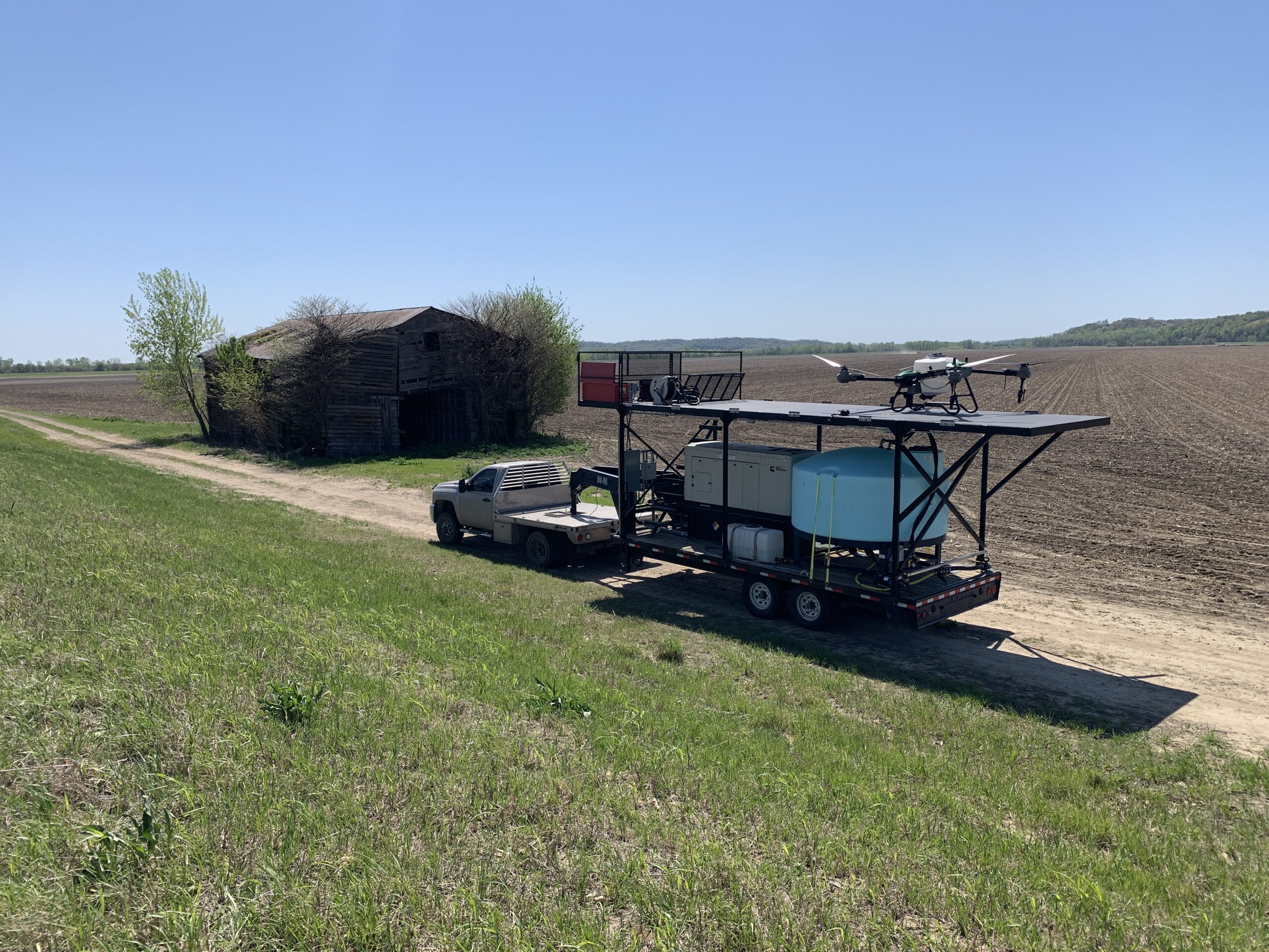 Spring Pre-emergent application of BIO S.I. Soil Inoculant