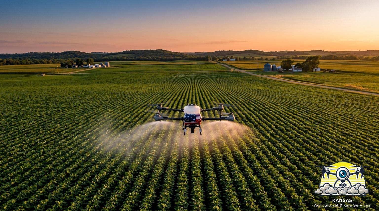 Agricultural Consulting, sales, and custom spray drone services completed with a Revolution Drones I-19